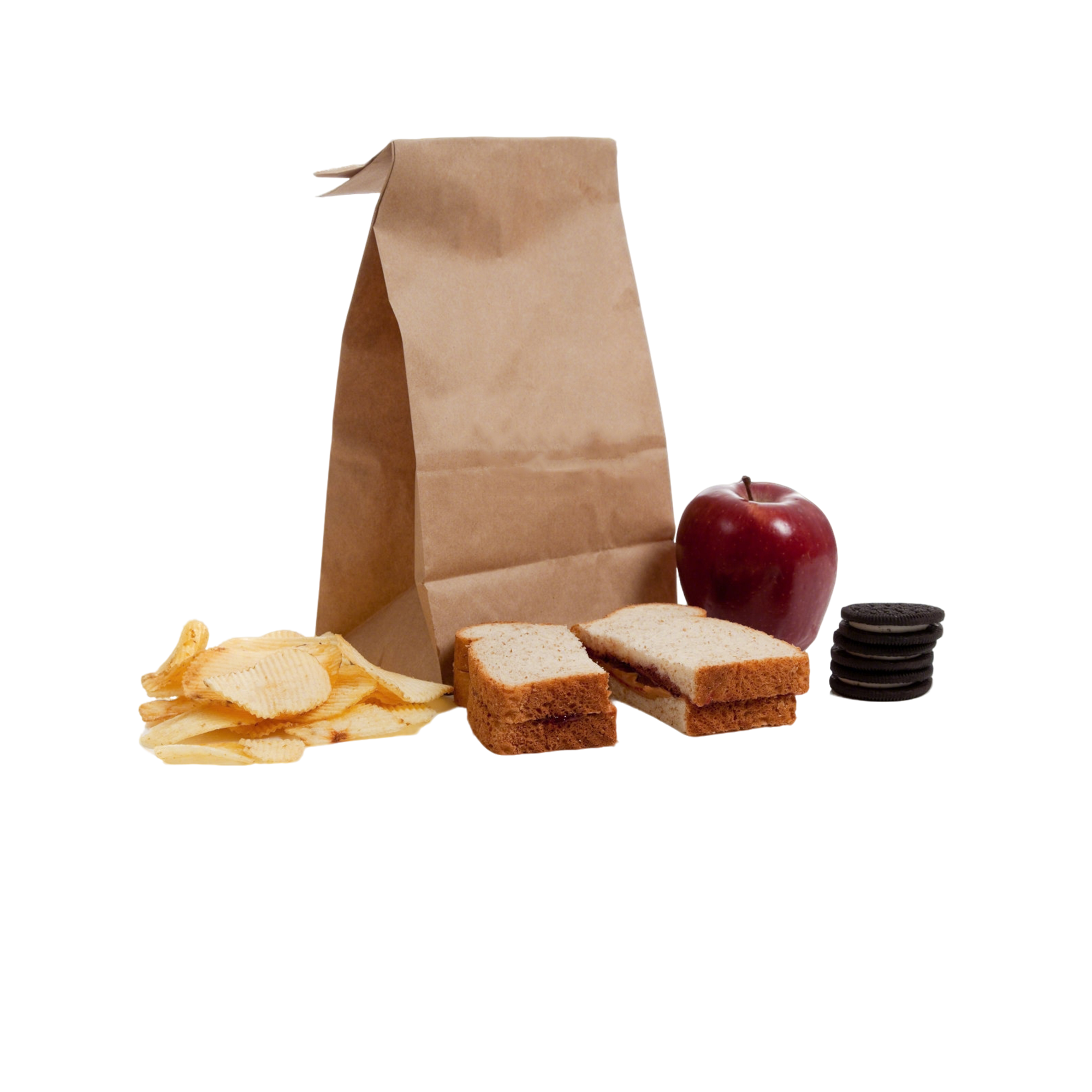 Pack of 50 Brown Kraft Paper Bags 30 x 15.5 x 10 cm, Gift Bags Craft Kraft Paper Breakfast Bags, Gift Bags Paper for DIY, Shopping, Weddings, Party