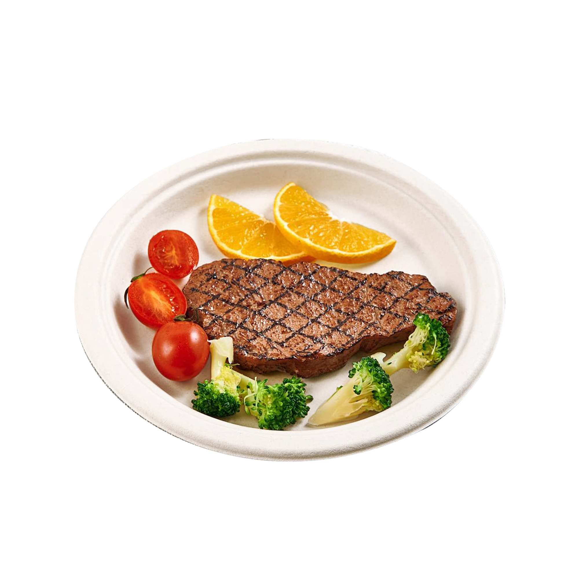 Compostable Paper Plates, 150-Pack Disposable Small Paper Plates 6 Inch Heavy Duty, Eco-Friendly Biodegradable Sugarcane Bagasse Dessert Plates Bulk for Party, Dinner, Wedding, BBQ(White)
